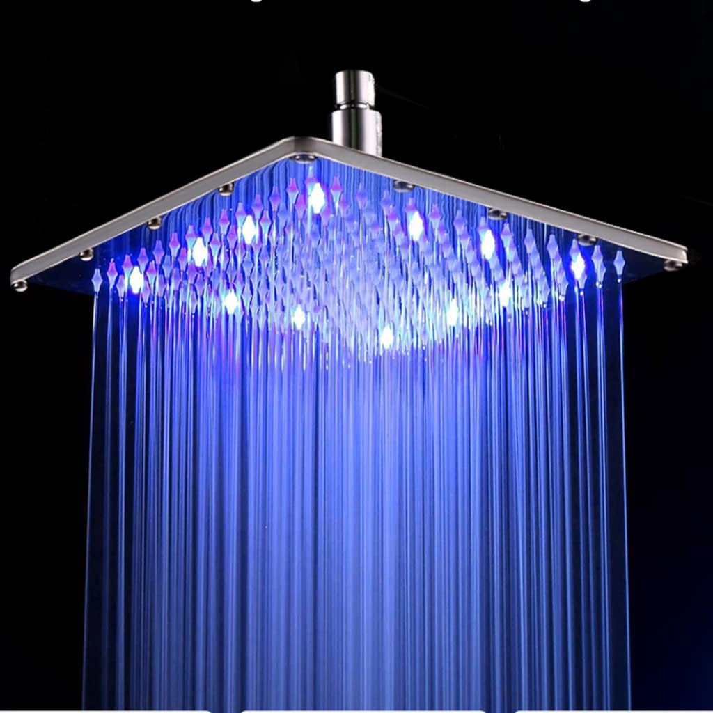 Pomme de douche carrée 30cm en acier inoxydable de qualité supérieure pour une salle de bain moderne