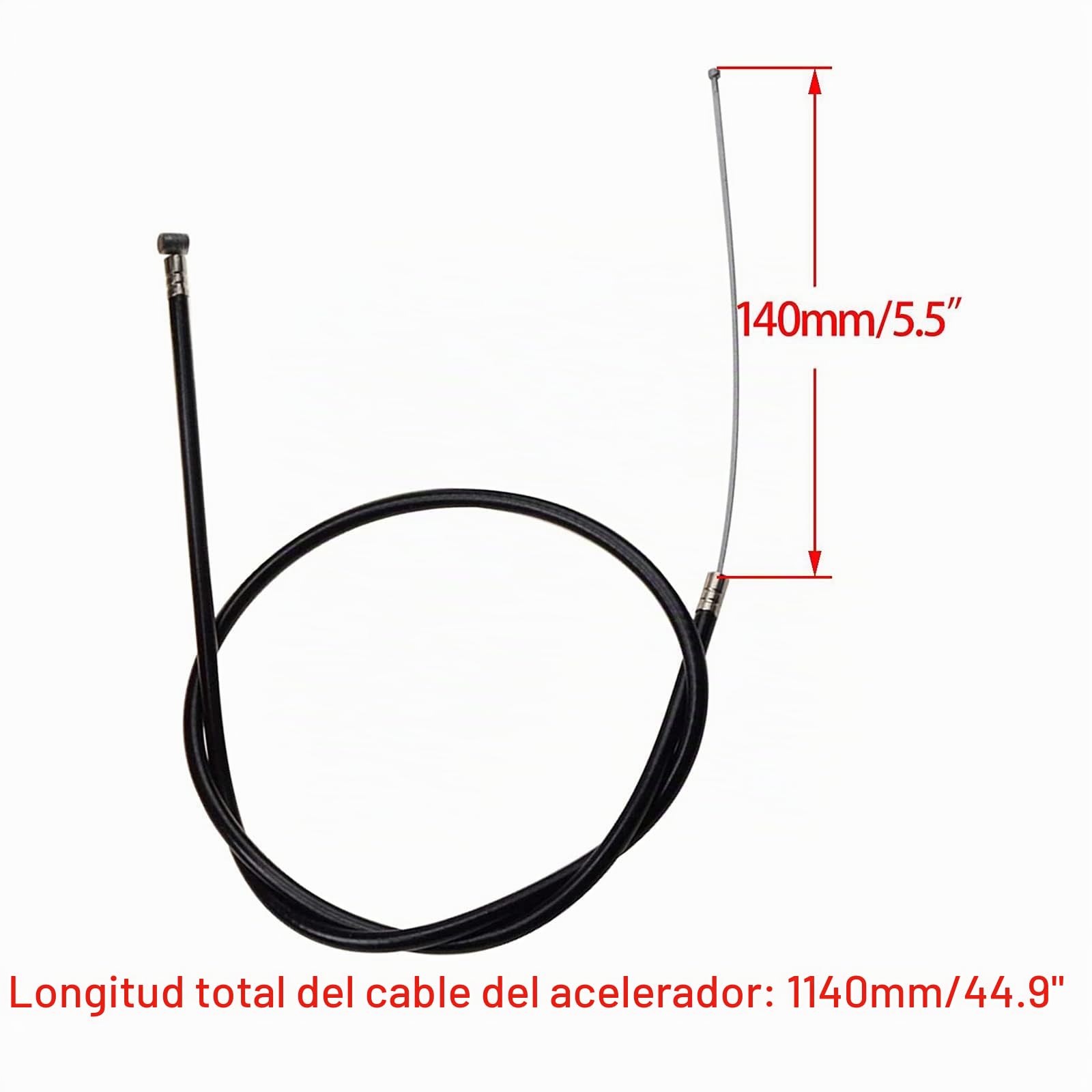 WOOSTAR 44mm Big Bore Cilindro con Tirador de Arranque con Carburador con Filtros de Aire Motor Kit Reemplazo para 2 Tiempos 43cc 47cc 49cc 52cc Mini Pocket Bike Gas Ciclomotor Scooter Plata