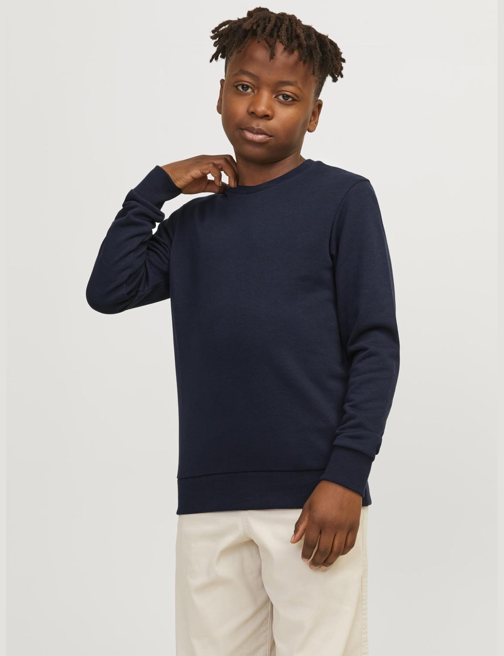 Jack & Jones Jjebradley Sweat Crew Noos Jnr Jjebradley Sweat Crew Noos Jnr Uomo (Pacco da 1)