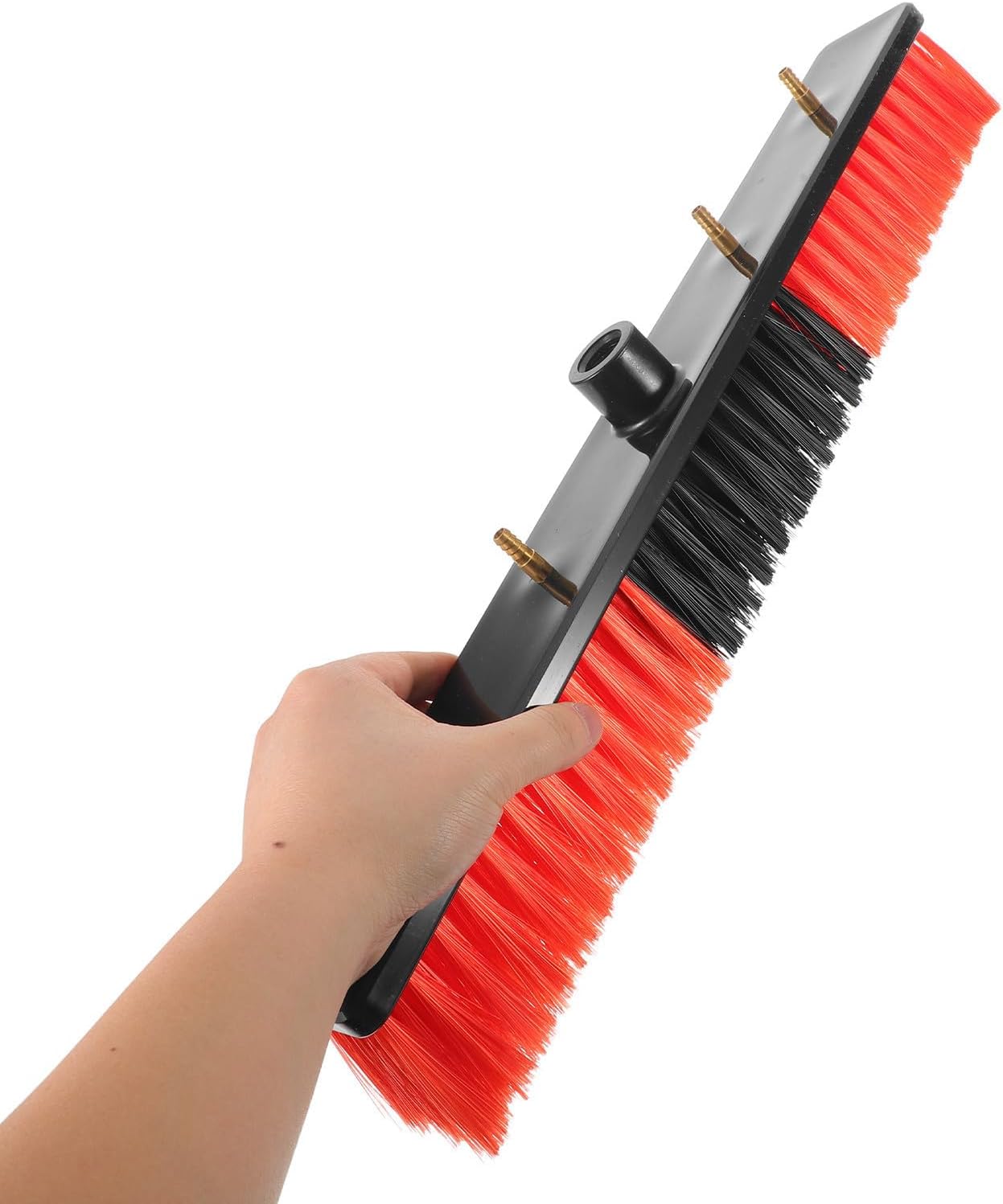 DOITOOL Replacement Brush Head for Water-fed Pole Flow-Through Solar Panel Cleaning Brush for Windows Roofs Glass Surfaces