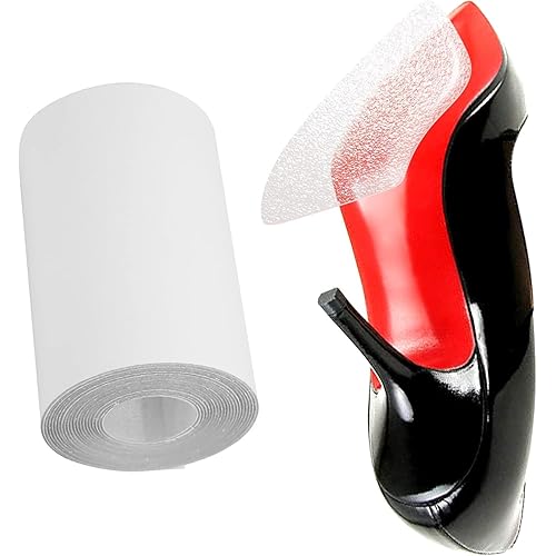 16 Pack Sole Protector for High Heel Shoes Red Bottom Sticker Crystal Clear Sole Guard Protectors Anti Slip 16 Sheets for 8 Pairs of Shoes Wear Resistant