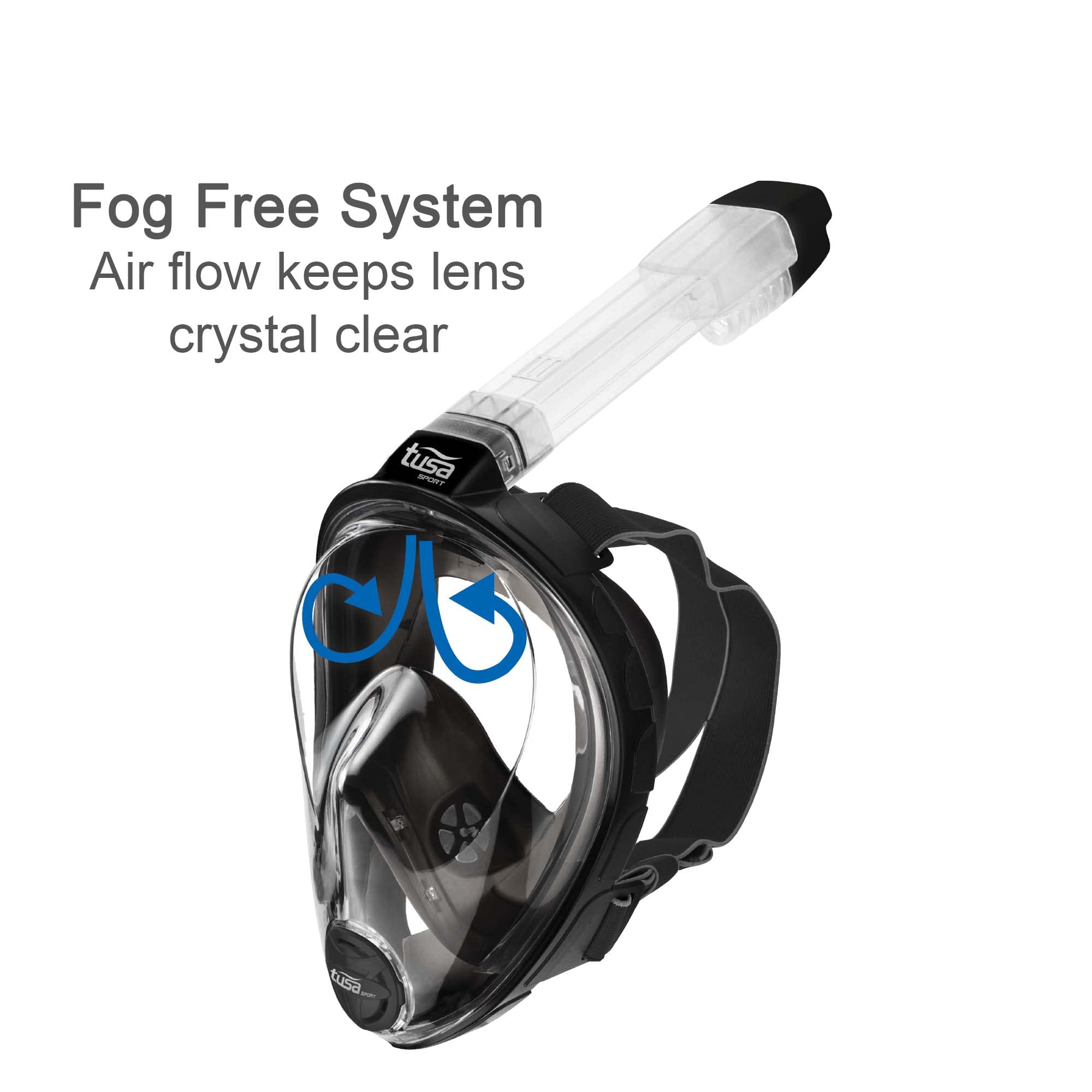 TUSA - Máscara de snorkel de cara completa