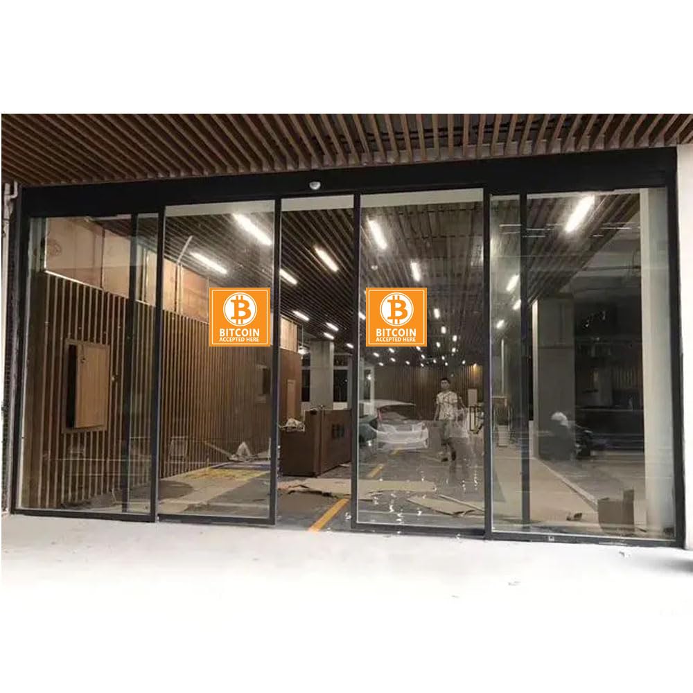 Top label Placa de adesivos Bitcoin Aceito Aqui, etiqueta autoadesiva de 10  cm para loja, negócios, 10 peças/pacote | Amazon.com.br