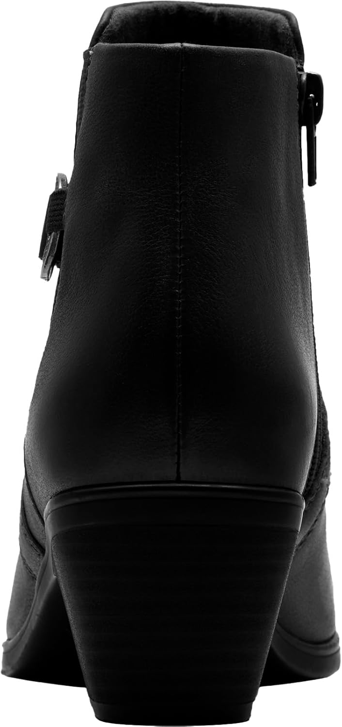 Clarks Women’s Emily2 Henley Leather Ankle Zip Bootie - Image 2