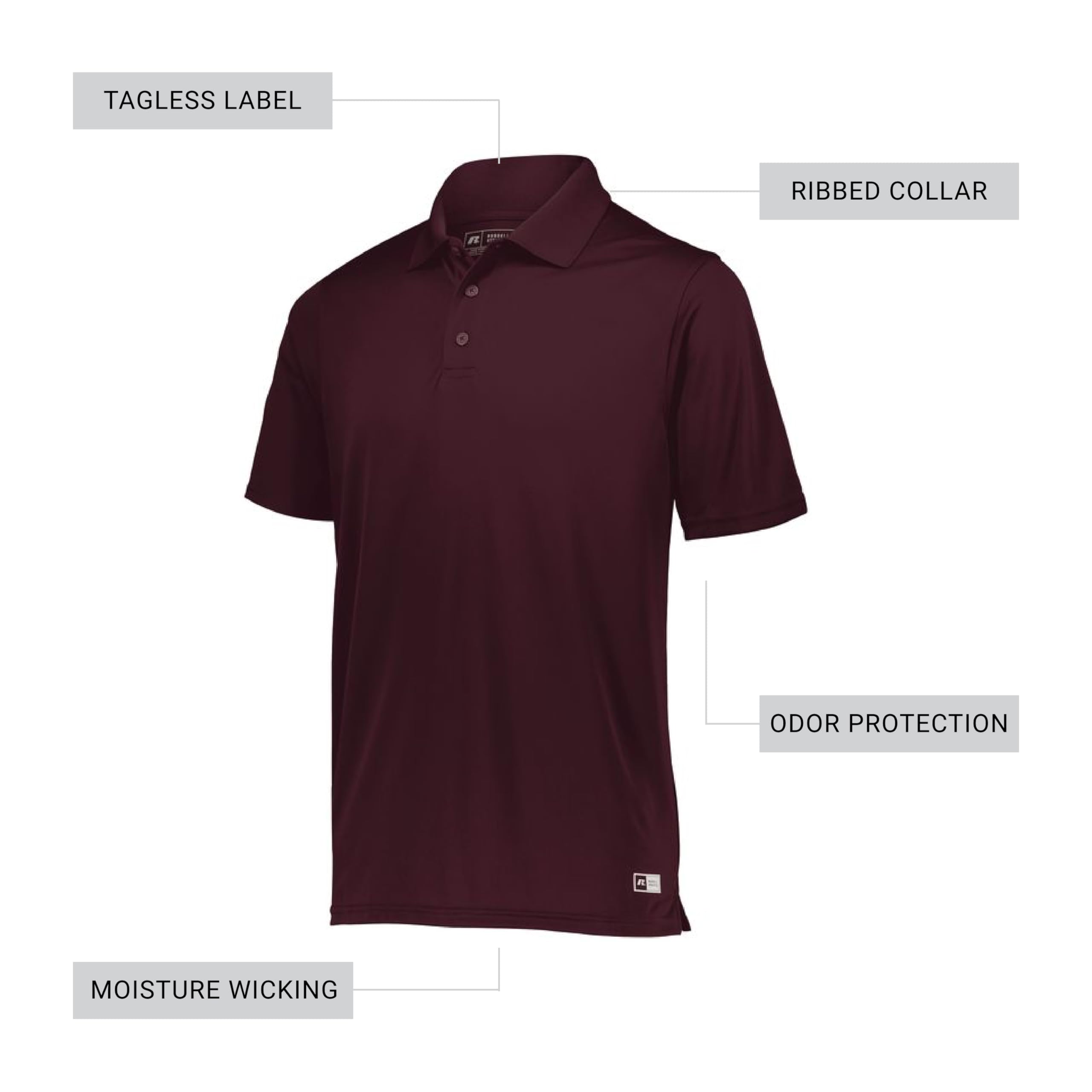 Russell Athletic 7eptum Maglia Golf Uomo