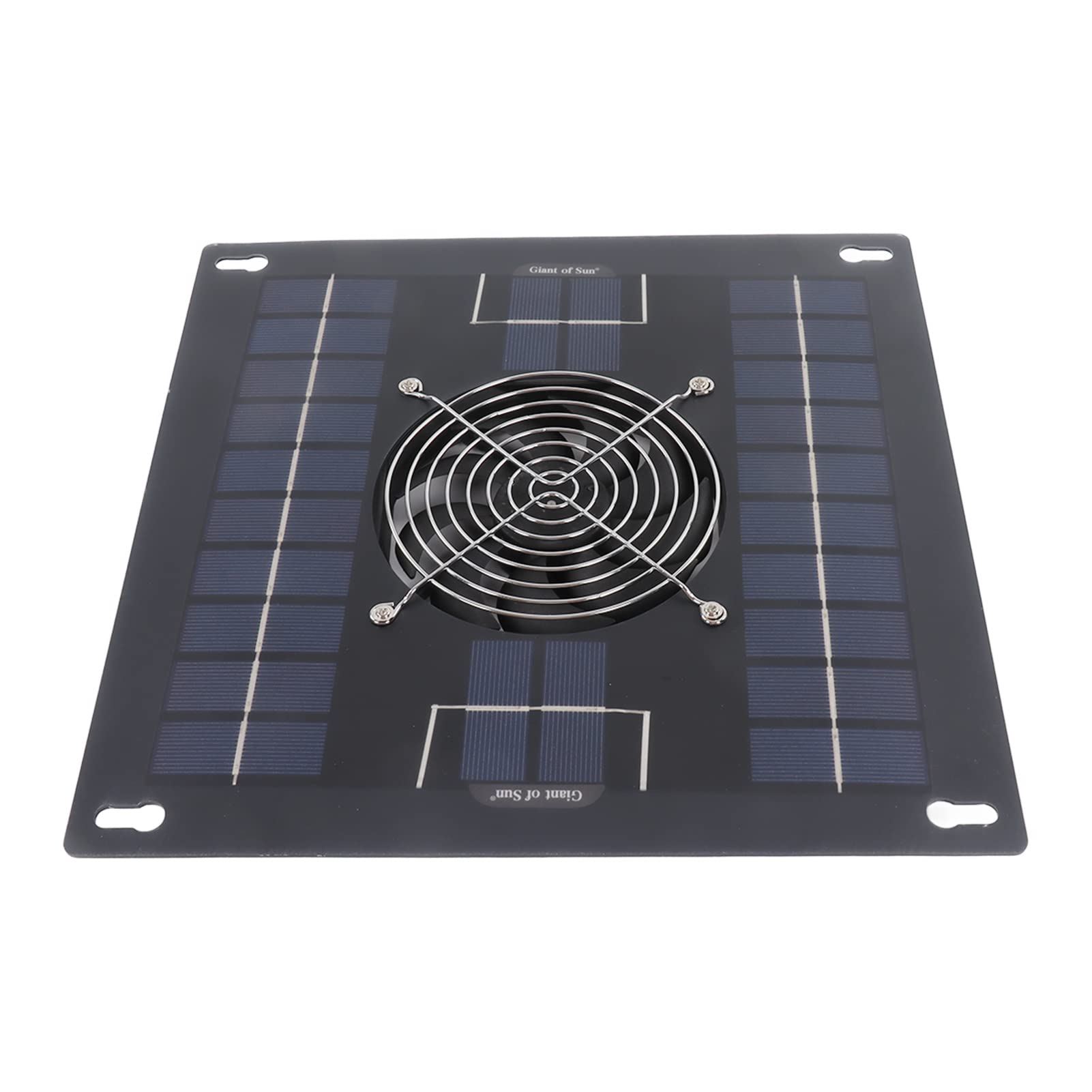 Qcwwy Set di Ventole di Scarico a Pannello Monocristallino Ad Energia Solare per Serre, Capannoni, Pollai, Ventola Solare a Basso Rumore per Raffreddamento e Ventilazione, Ventola a
