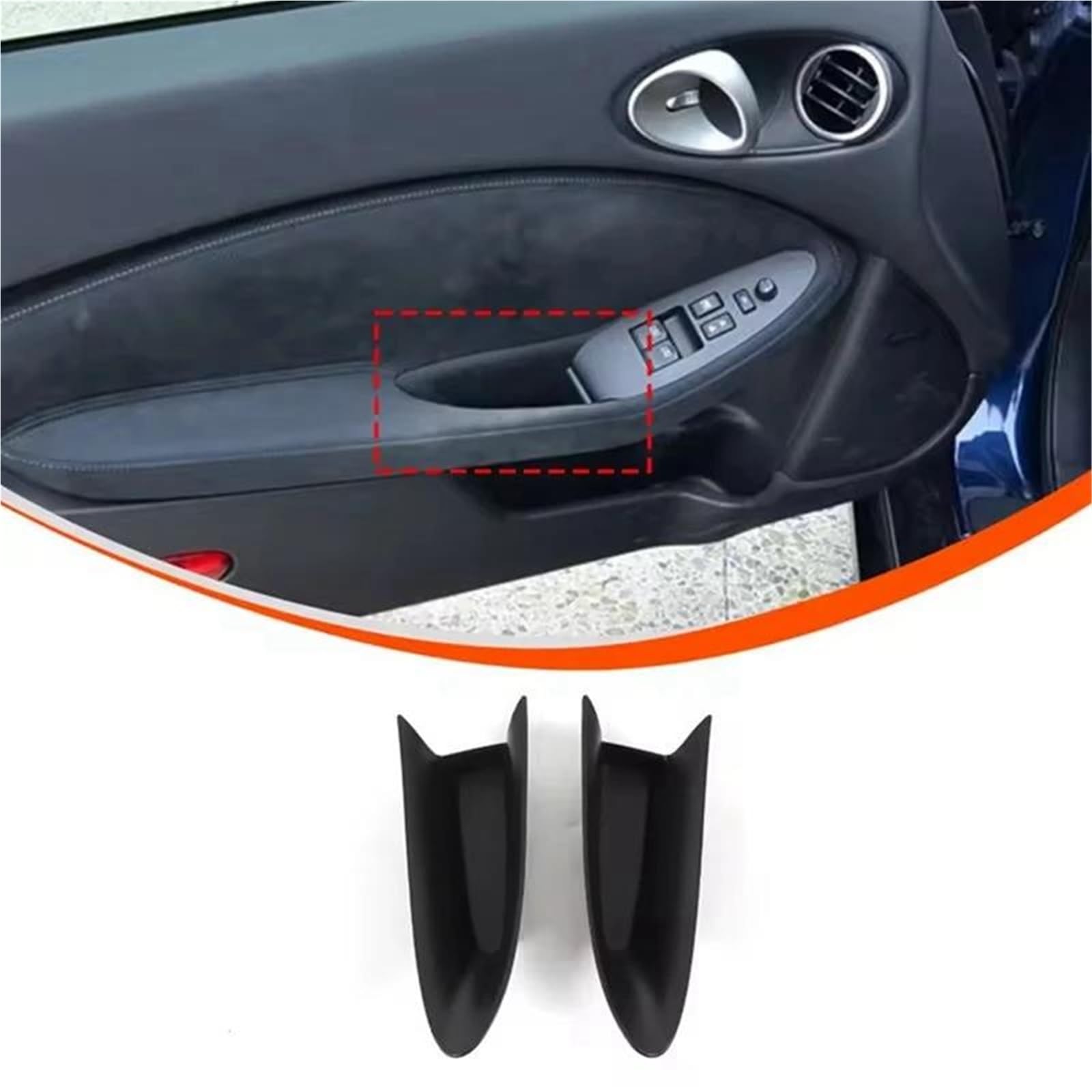 Auto Contenitore Portaoggetti E Organizer Accessori Per L'organizzazione Della Maniglia Della Portiera Dell'auto Per NISSAN Per 370Z Z34 2009-2020