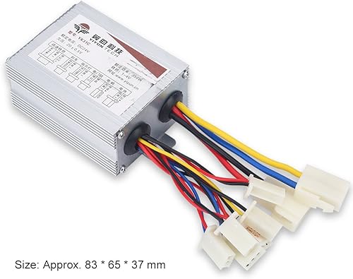 Miniatura 4 de Dilwe Controlador cepillado de bicicleta eléctrica, controlador de velocidad de motor cepillado controlador eléctrico para 24 V 350 W eléctrico