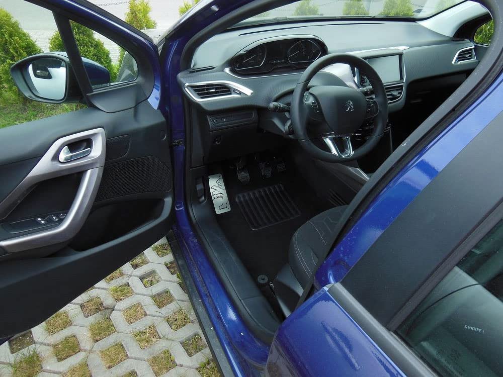 Pedaleira de carro para peugeot, 207 301 307 208 2008 308 408 cc, para citroen c3 c4 ds 3 4 ds3