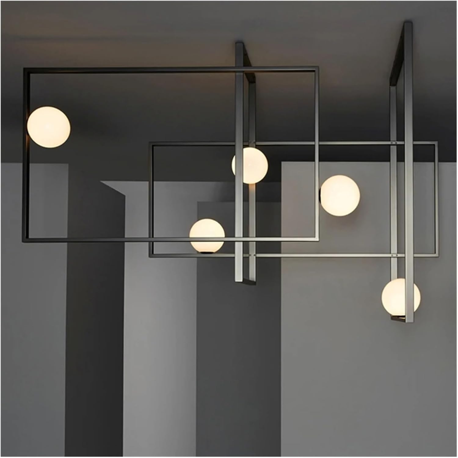 LEDライト 天井シャンデリア ゴールド光沢 モダン 長方形 吊り下げ LEDライト 天井シャンデリア ゴールド光沢 モダン 長方形 吊り下げ