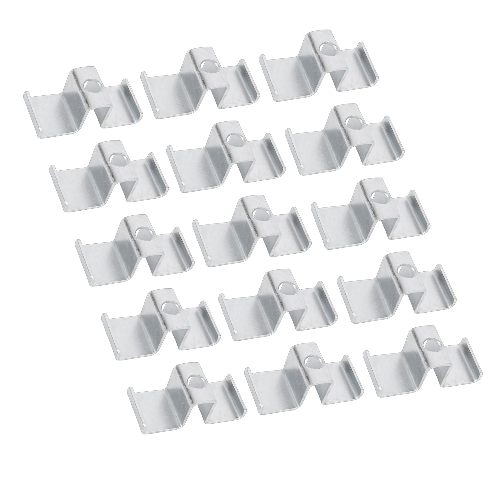 Galvanized steel grating saddle clips are suitable for fixing in factories, mezzanines, staircases, corridors, and drainage systems