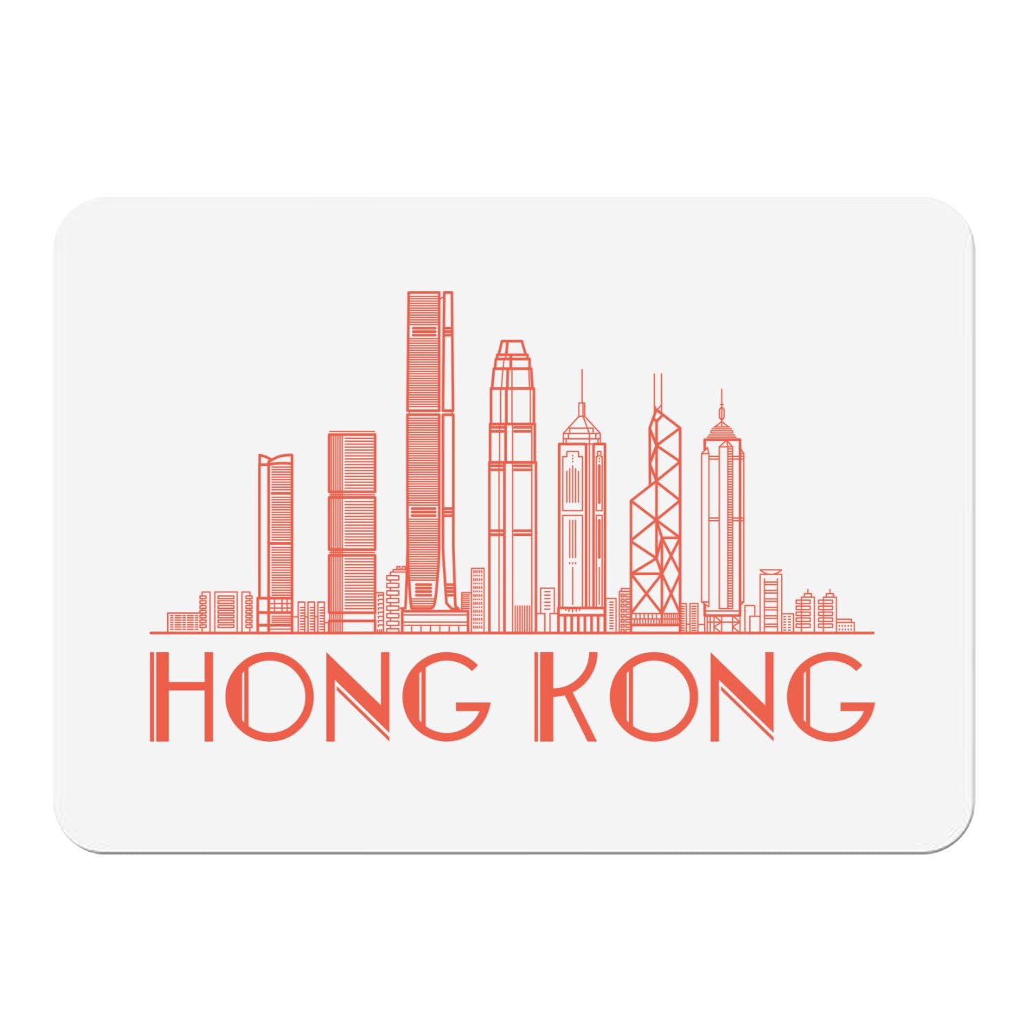 Sets de table liège Hong Kong blanc pour habiller vos dîners de voyage minimalistes