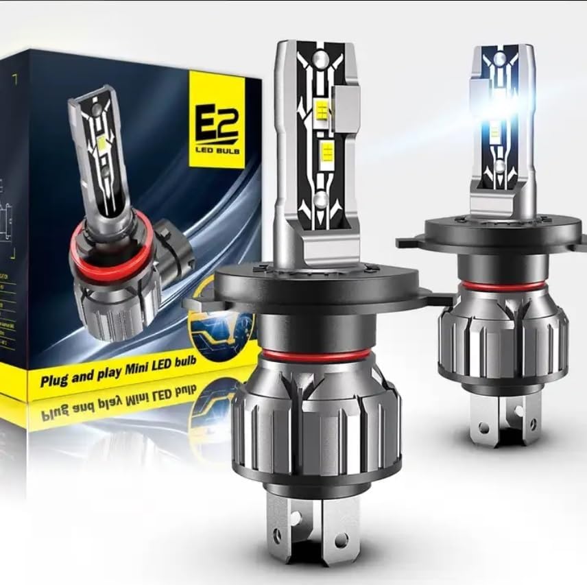 Lampadina H4 LED Per Moto - 6000K Bianco - Abbagliante/Anabbagliante - Plug And Play - Foto 7