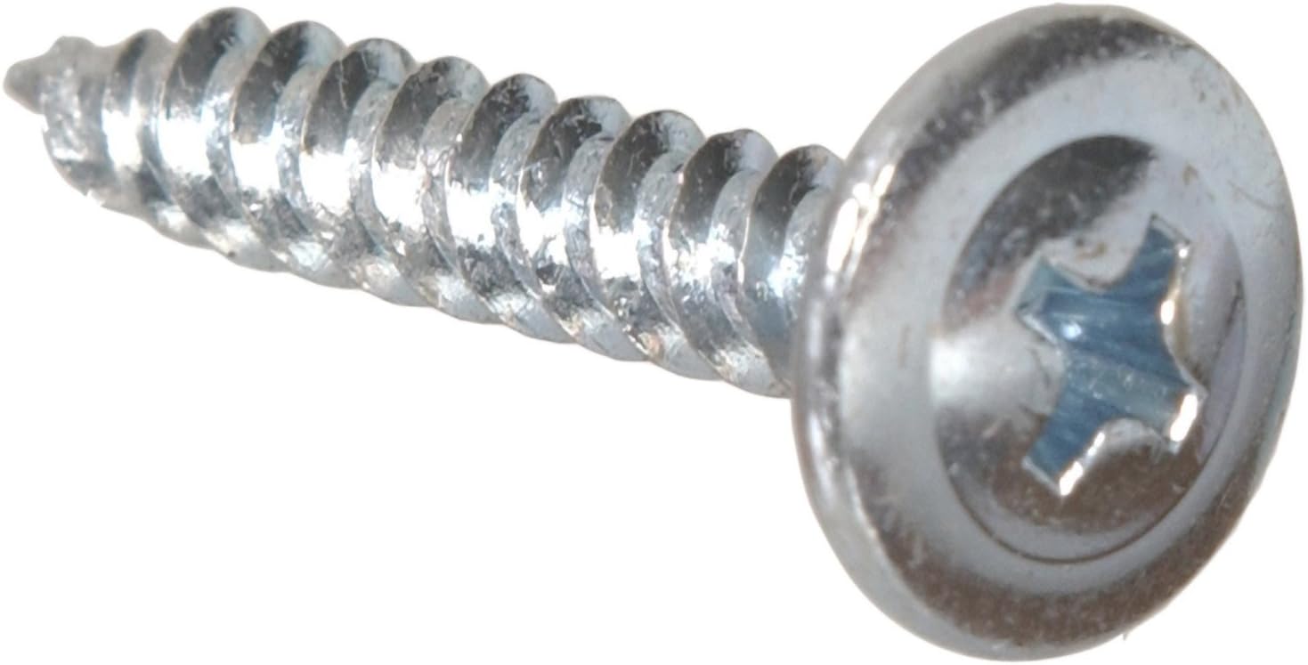 Hillman 8 Sizes x 1 in. L Phillips Truss Head Zinc-Plated Steel Self-Piercing Screws 100 pk