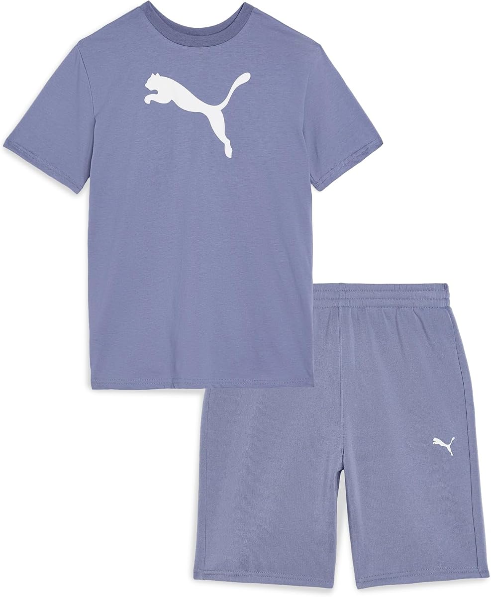 Boys' Big Cat T-Shirt & Fleece Short Set (Toddler/Little Kid/Big Kid)