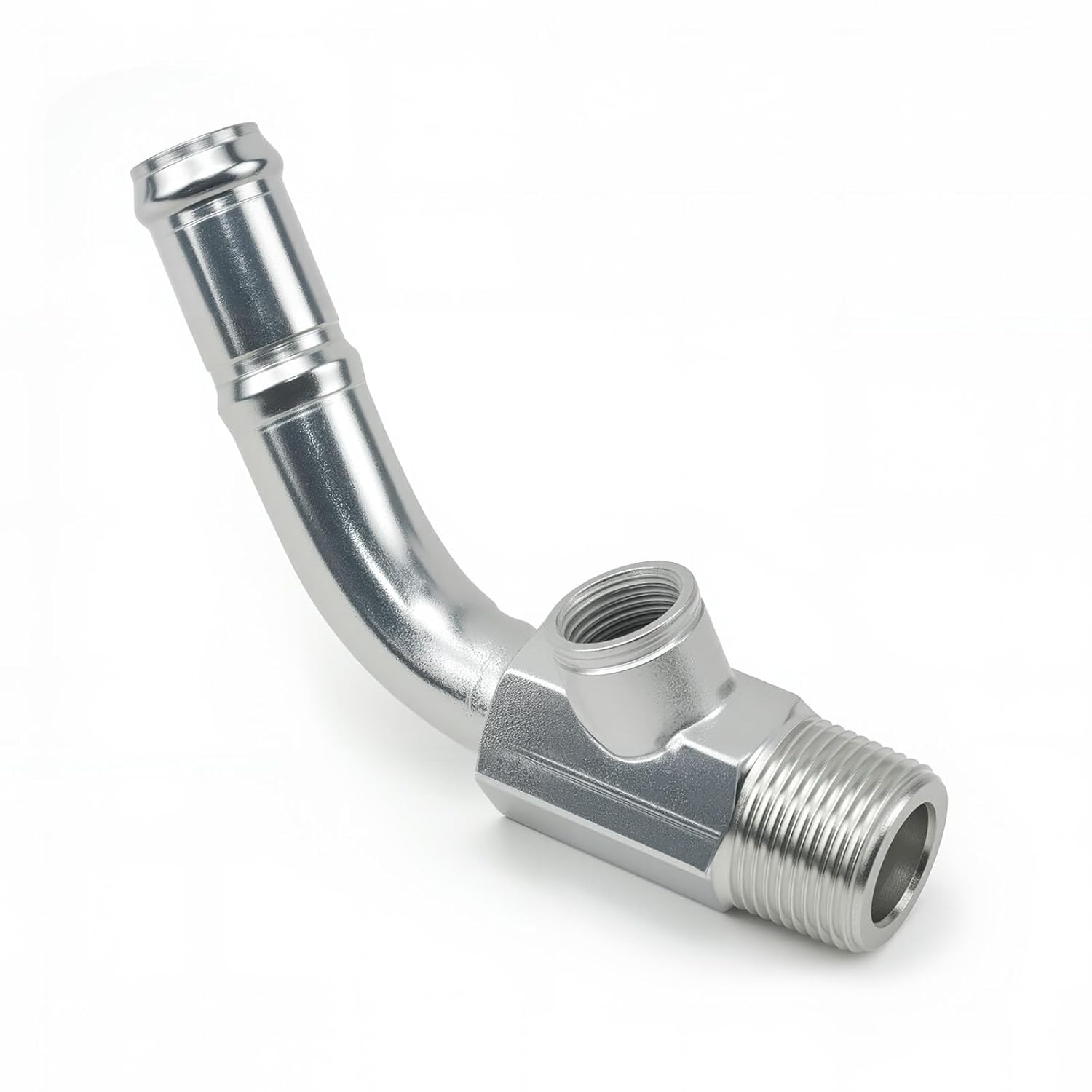 Coolant Temp Sensor Elbow Connector Tube Replace E5TZ-18599-C, Compatible with Ford F-150 F-250 F-350 Bronco E-150 E-250 E-350 1985-1997, Radiator Hose Connector