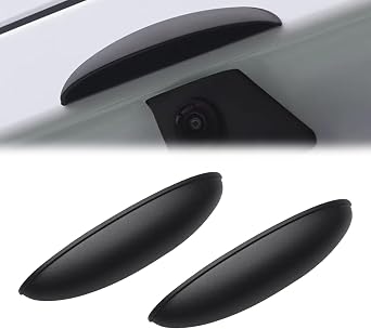 Rear View Backup Camera Cover, Silicone Anti-Rain Reversing Cameras Protection, Car Backup Camera Rain Shield, Enhanced Reverse Visibility, Universal for Cars, Trucks, Suvs Black 2