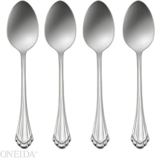Oneida 2272004E Marquette Fine Flatware Teaspoons, Set Of 4