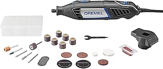 4000-1/25 Variable Speed Rotary Tool Kit- Engraver, Polisher, and Sander- Perfect for Cutting, Detail Sanding, Engraving, Wood Carving, and Polising- 1 Attachment & 25 Accessories