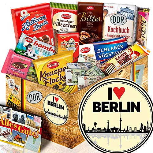 I love Berlin - Ost-Paket Schokolade - Geschenk für Berlin Fan