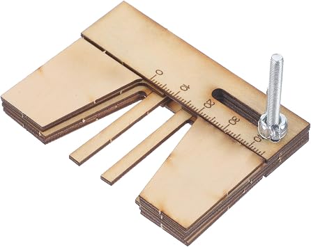 Hemobllo Wooden Mooring Tool for Model Ship Kits, Adjustable Rigging Aid