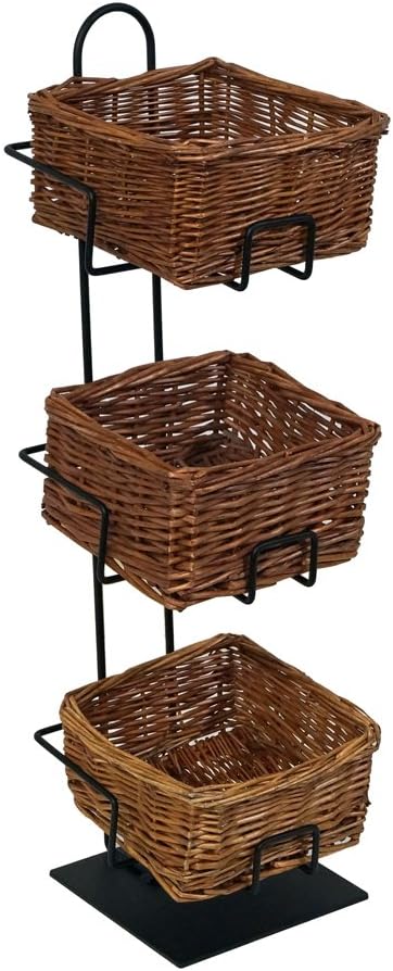 CR0620/3B 3-Tier Display Rack with Baskets