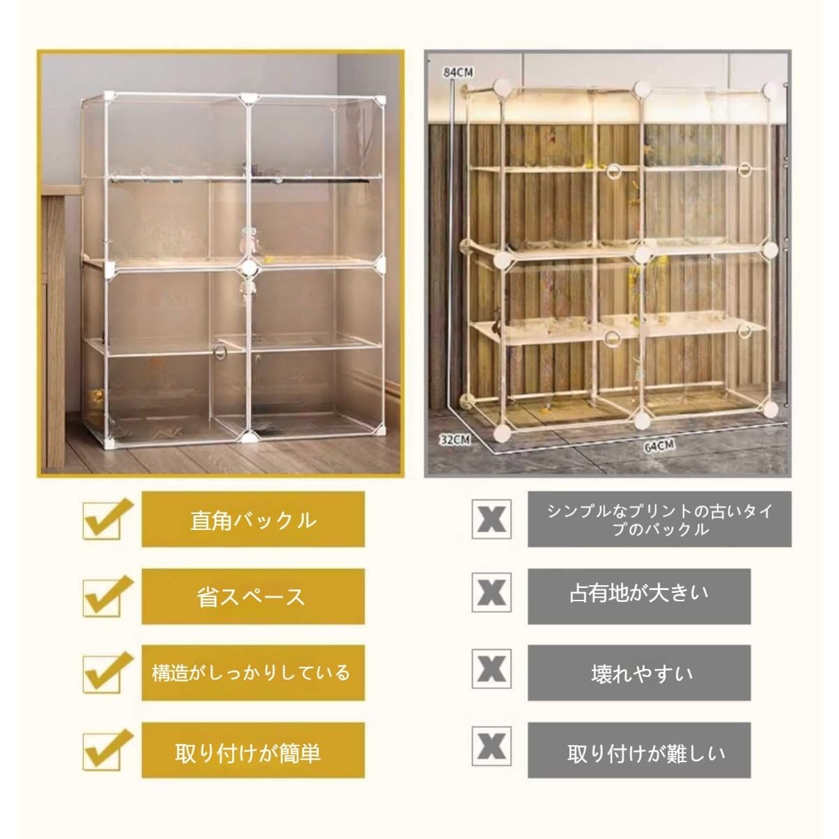 Amazon.co.jp: 【Ptomoto】コレクションケース ガラスディスプレイ