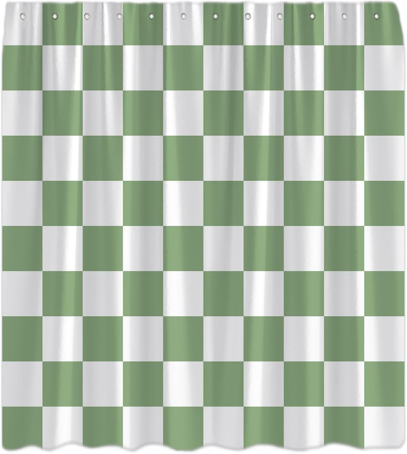 Retro Checkerboard Shower Curtain Hot Pink Checkered Boho Modern Cute Aesthetic Plaid Chic Geometric Minimalist Simple Vintage Bathroom Curtain with Hooks