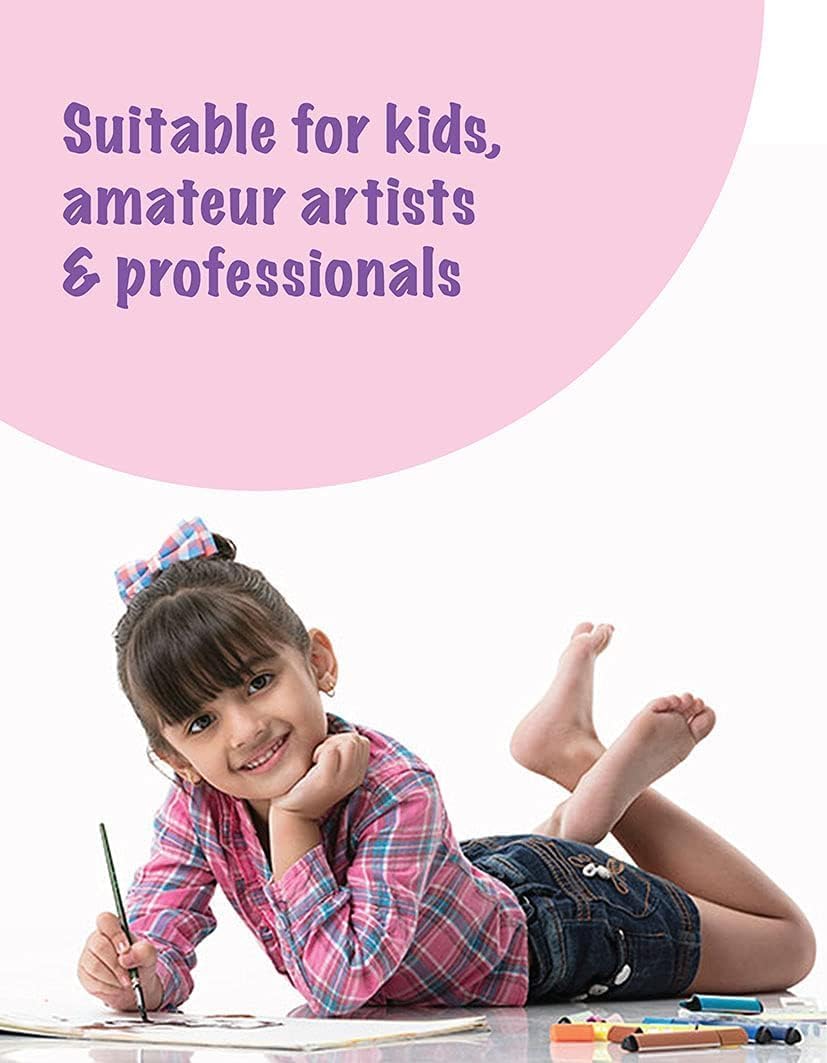 Kids A4 Size Drawing Pad (Pack of 3) | Sketch Pad for Artists, Children and Students | 34 Pages, White Plain Cartridge Papers | 29.5 cm x 21 cm Approx | Soft Cover