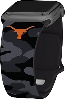 Affinity Bands Texas Longhorns Camo HD Watch Band Compatible with Apple Watch