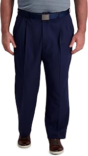 Haggar Men's Big & Tall Classic Fit Cool Right Casual Dress Pant