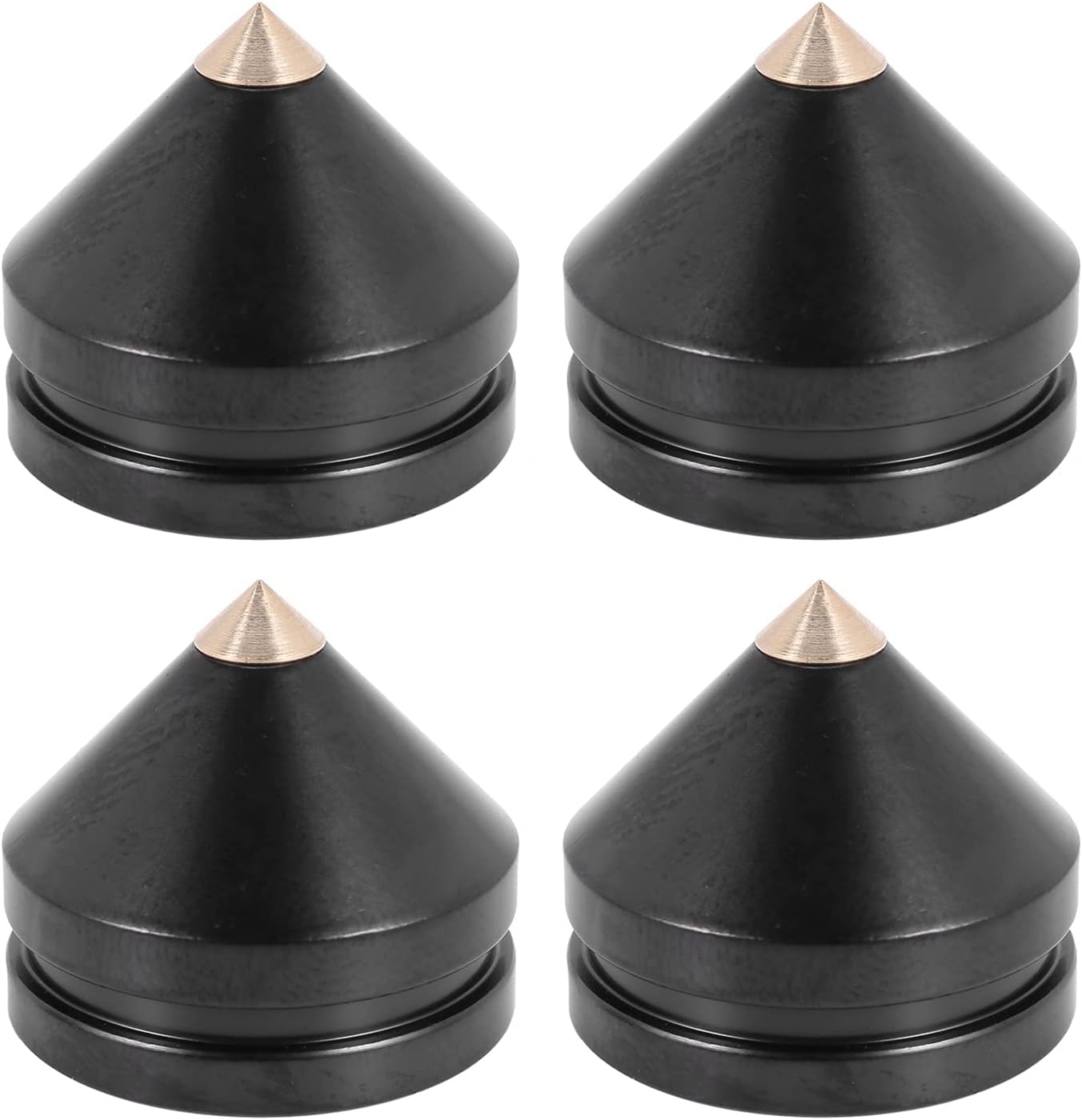 6 Sets Speaker Loudspeaker Spikes Stand Feets Turntable DIY Speaker Stand Shock Pin Nails and Pads Accessories