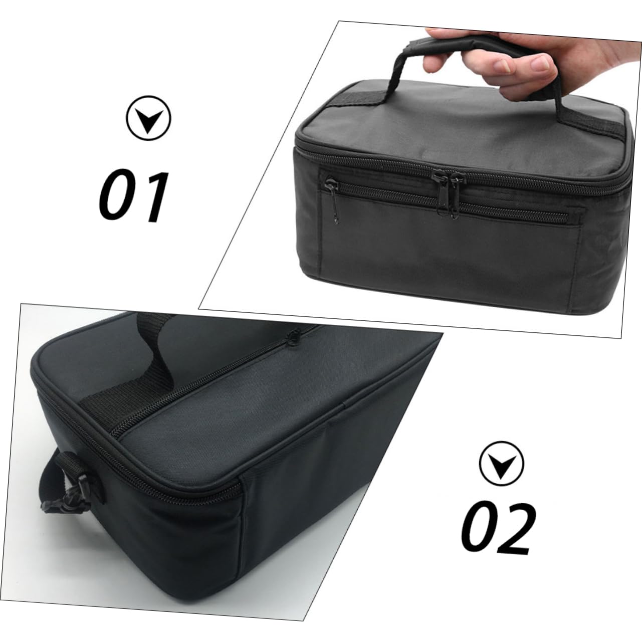 Cabilock Bolsa Térmica para Almuerzo de Tela Oxford Aislamiento, Capacidad 20l, Resistente y Fácil de Limpiar, Asa para Oficina y Escuela