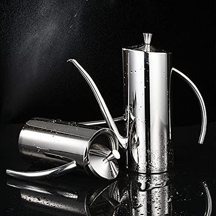 Amazon.co.jp: NIKASIKI オイルポット 304ステンレス製 500ml 防漏