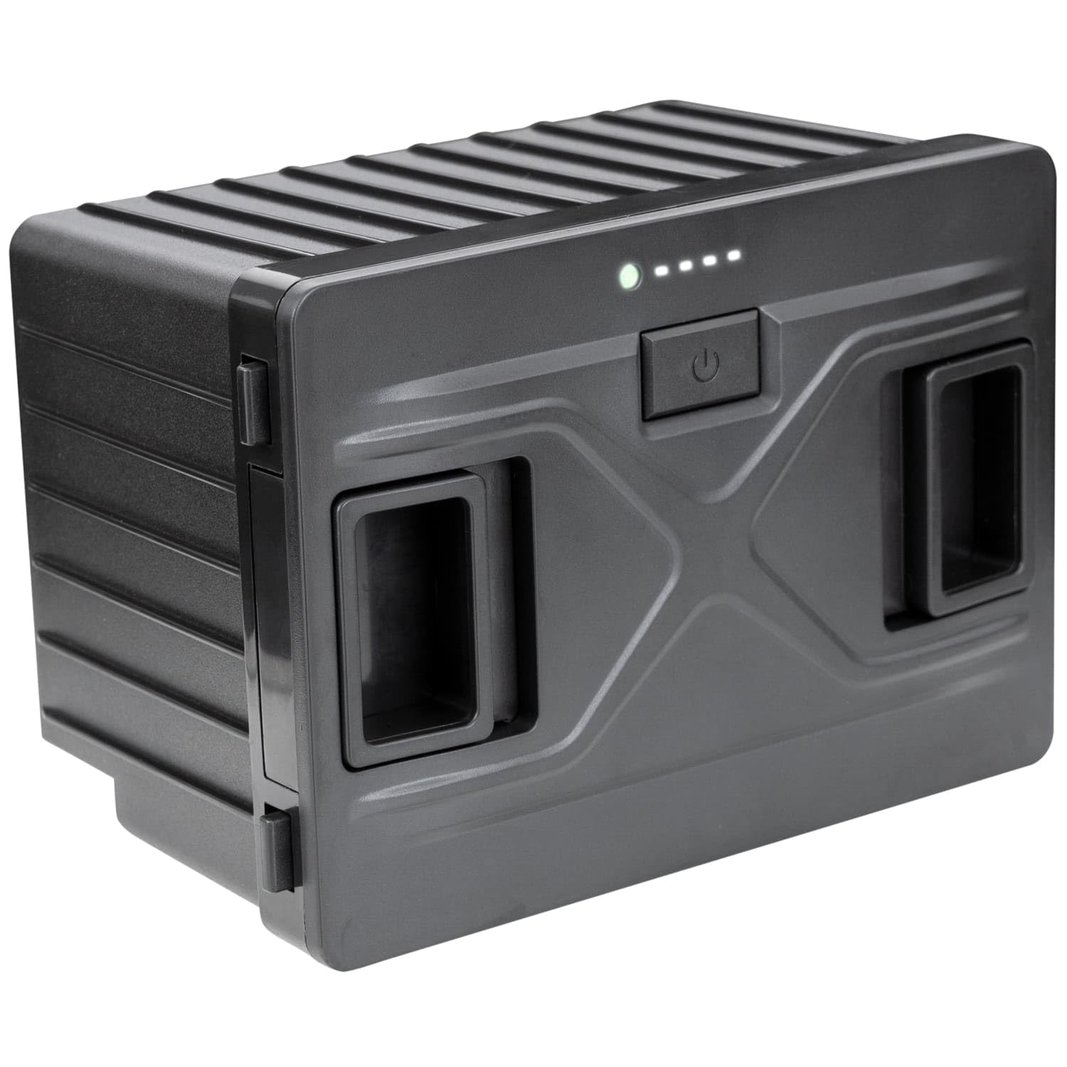 Skandika Routa Batterie | 15.600 mAh Akku, kabellose Auto Gefrierbox mit Akku, kompatibel mit Allen Kompressor Kühlboxen Routa, Statusanzeige, DC 12/24V, AC 100-240V