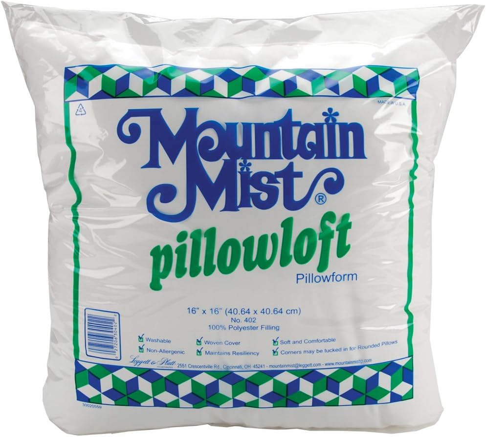 Mountain MistPillowloft Pillowforms, 16-inch-by-16-inch
