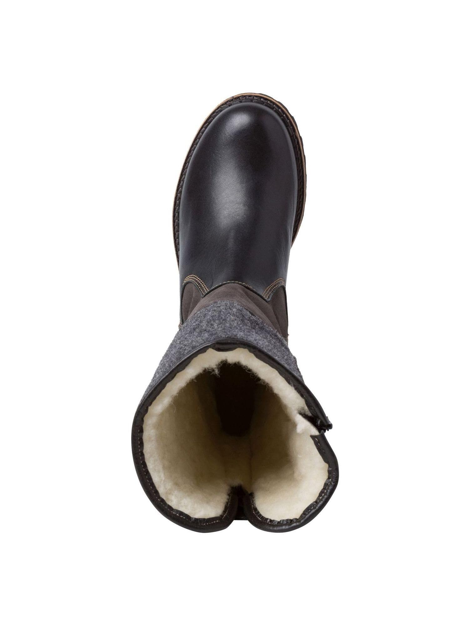 Tamaris Stiefel Materialmix Leder/Textil normal