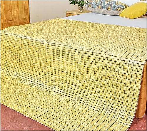 Stera de bambú colchoneta refrescante de verano plegable suave 6