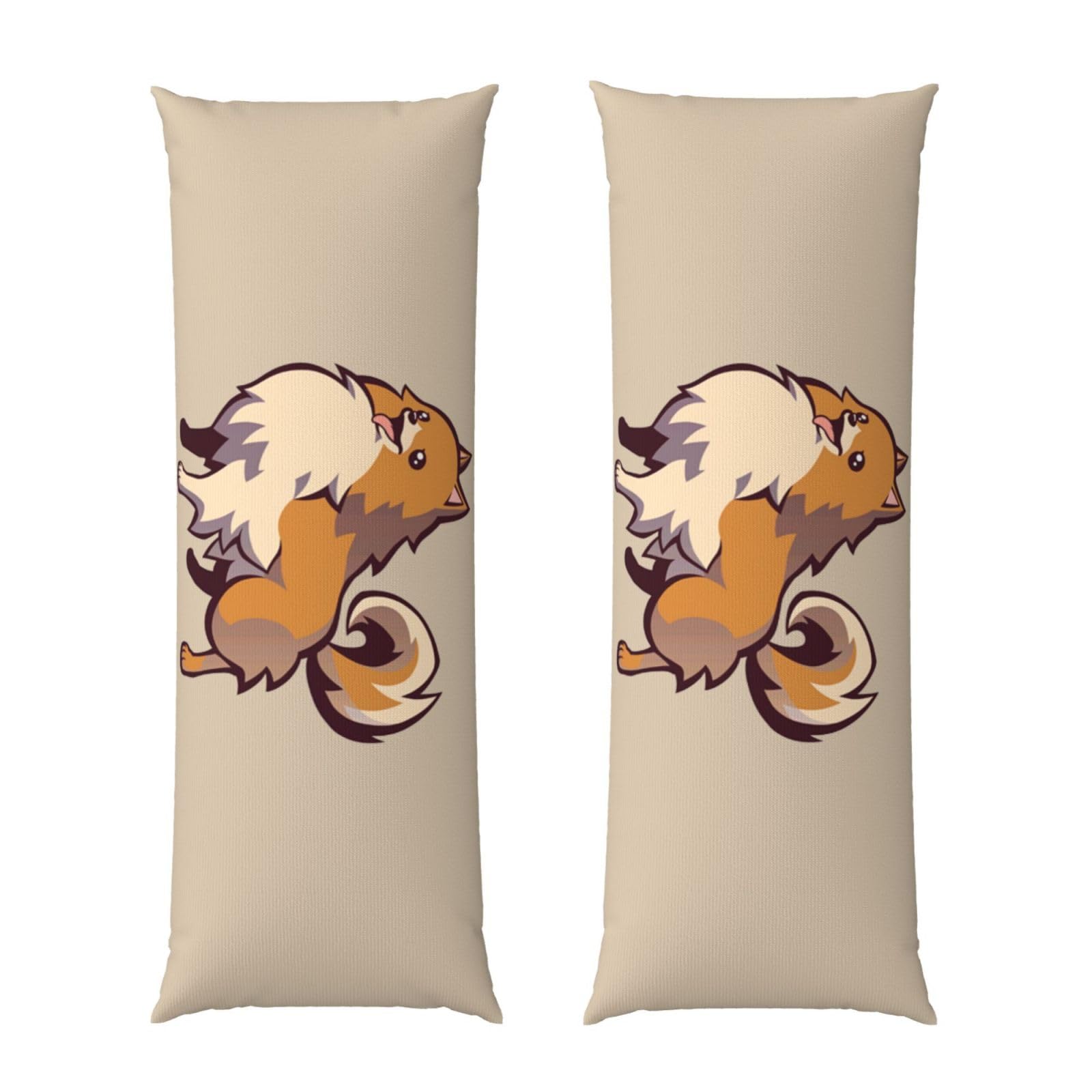 Taie d'oreiller chien de Poméranie 50x137 cm, cadeau pour passionnés