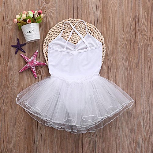 CsgrFagr Vestido de balé infantil para meninas tutu collant dança ginástica cinta roupas roupas gême