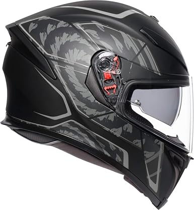 AGV CASCO K5 S MULTI MPLK TORNADO MATT BLACK/SILVER XS : Amazon.it: Auto e  Moto