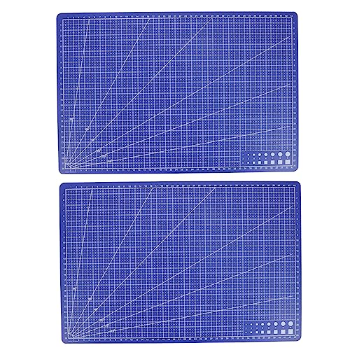 SEWOART 2pcs Strong Grip Mat Self-healing Pvc Cutting Pad for Polymer Sewing and Diy Projects