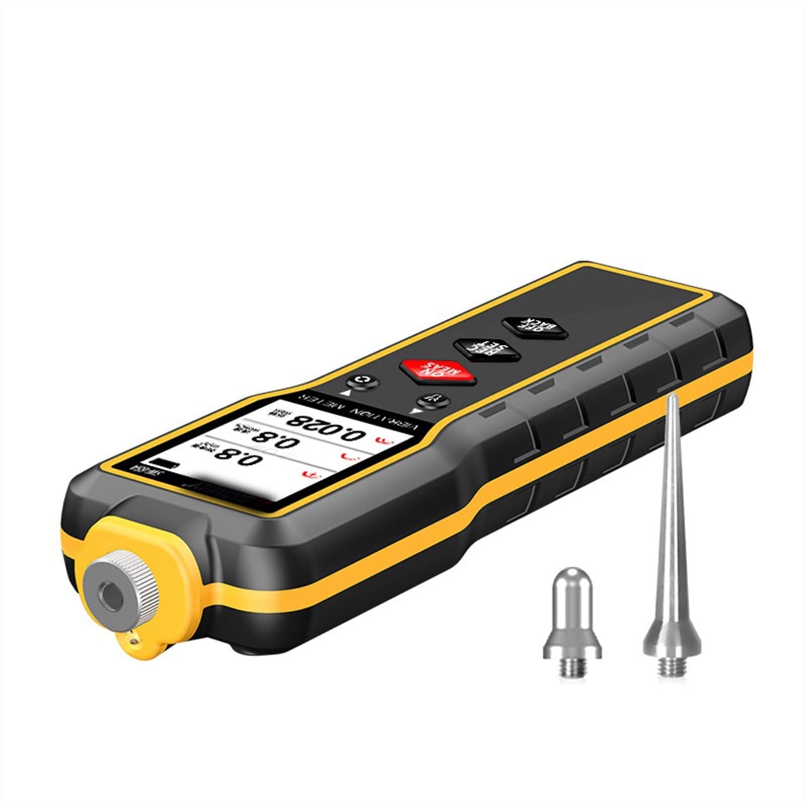 Medidor de vibraciones, Medidor sísmico de mano Medidor de vibración de alta precisión Detector de vibración del motor Portátil Portable Dual-Probe Acelerómetro