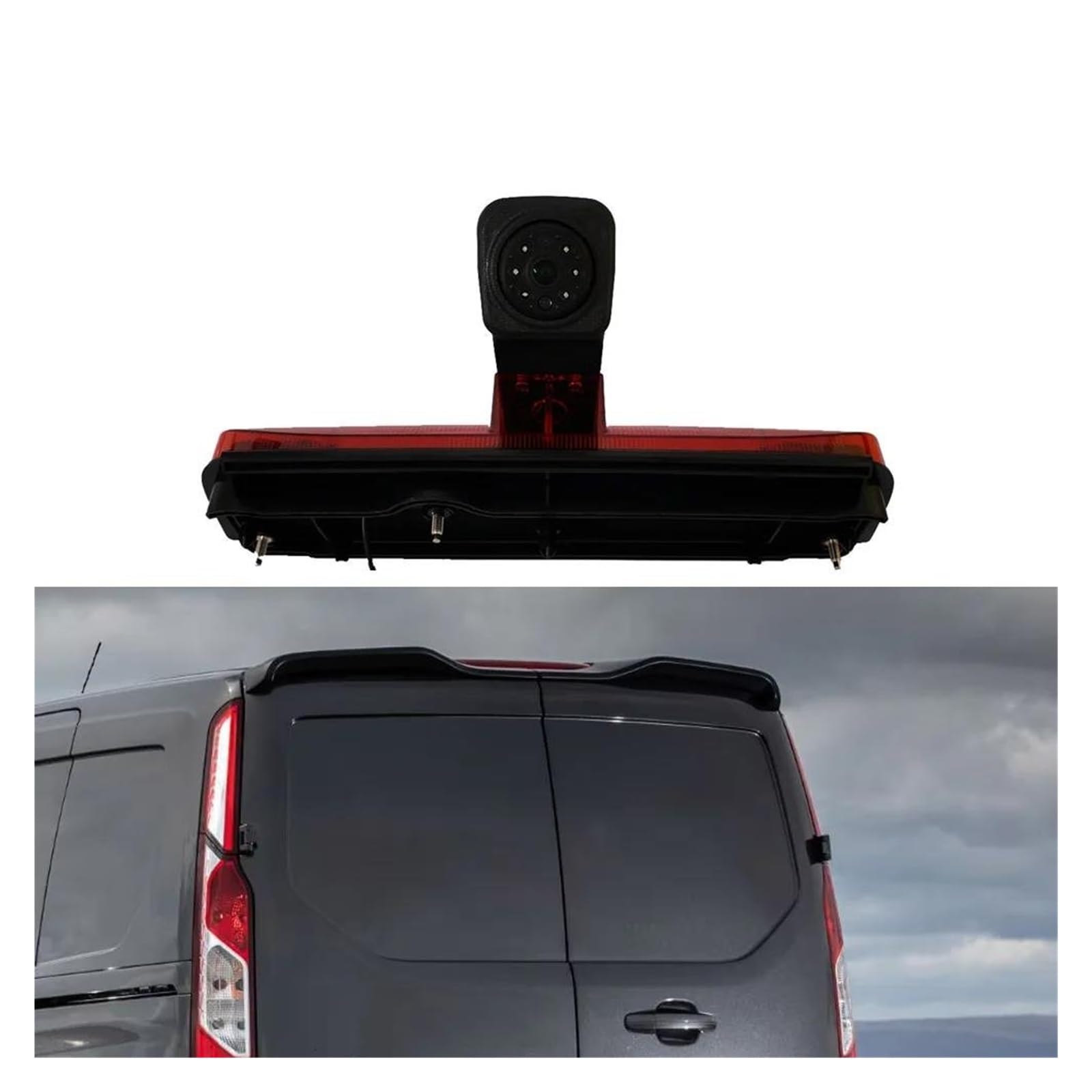 Kamery cofania światło hamowania samochodu kamera cofania pasuje do tranzytu do Connect 2014 2015 ~ 2019 VAN noktowizor HD Backup tylna kamera parkingowa