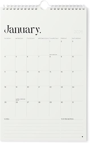 Karto Wall Calendar 2026 11x17 in - New Beige