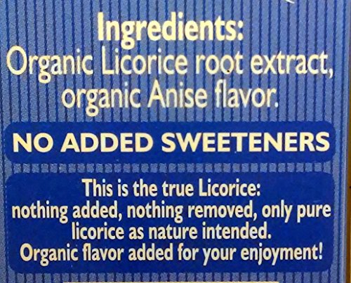 Zagarese 100% Organic Licorice, Original, 0.88 Ounce Flip Top Box & 100% Organic Licorice With Anise, 0.88 Ounce Flip Top Box #TOP6