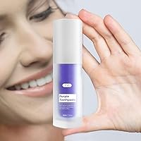 Vista 6 de Pasta de dientes morada para blanquear los dientes: blanqueador de dientes natural, kit de blanqueamiento dental para dientes sensibles,