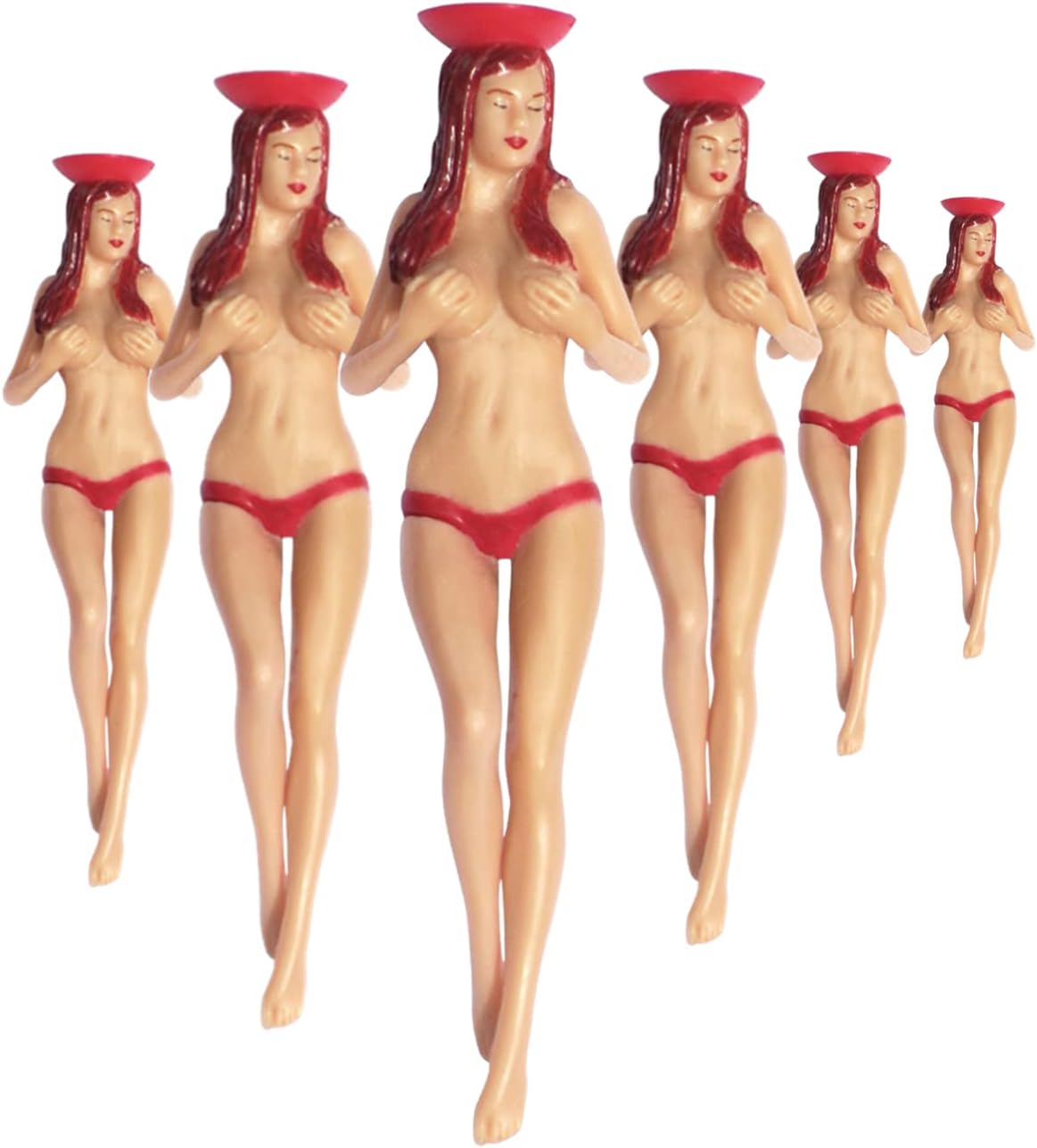 Perky Tees Pin-up Girl Golf Tee, Pack of 6