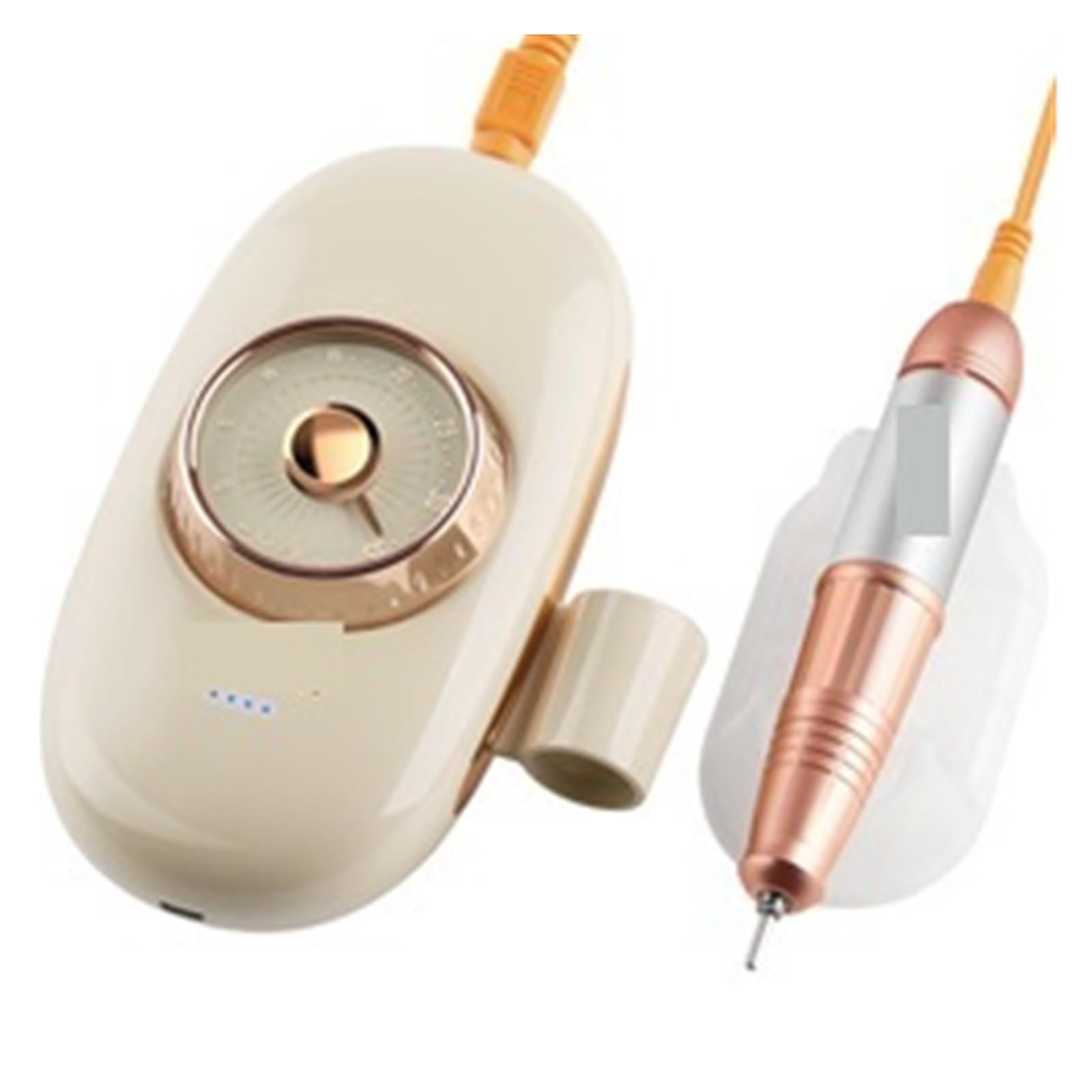 Fresa per Unghie Ricaricabile, levigatrice per Unghie, lucidatore Gel Portatile 35000 Giri/min, Set Manicure Elettrico ad Alta velocità, Strumento per Unghie Senza Fili p
