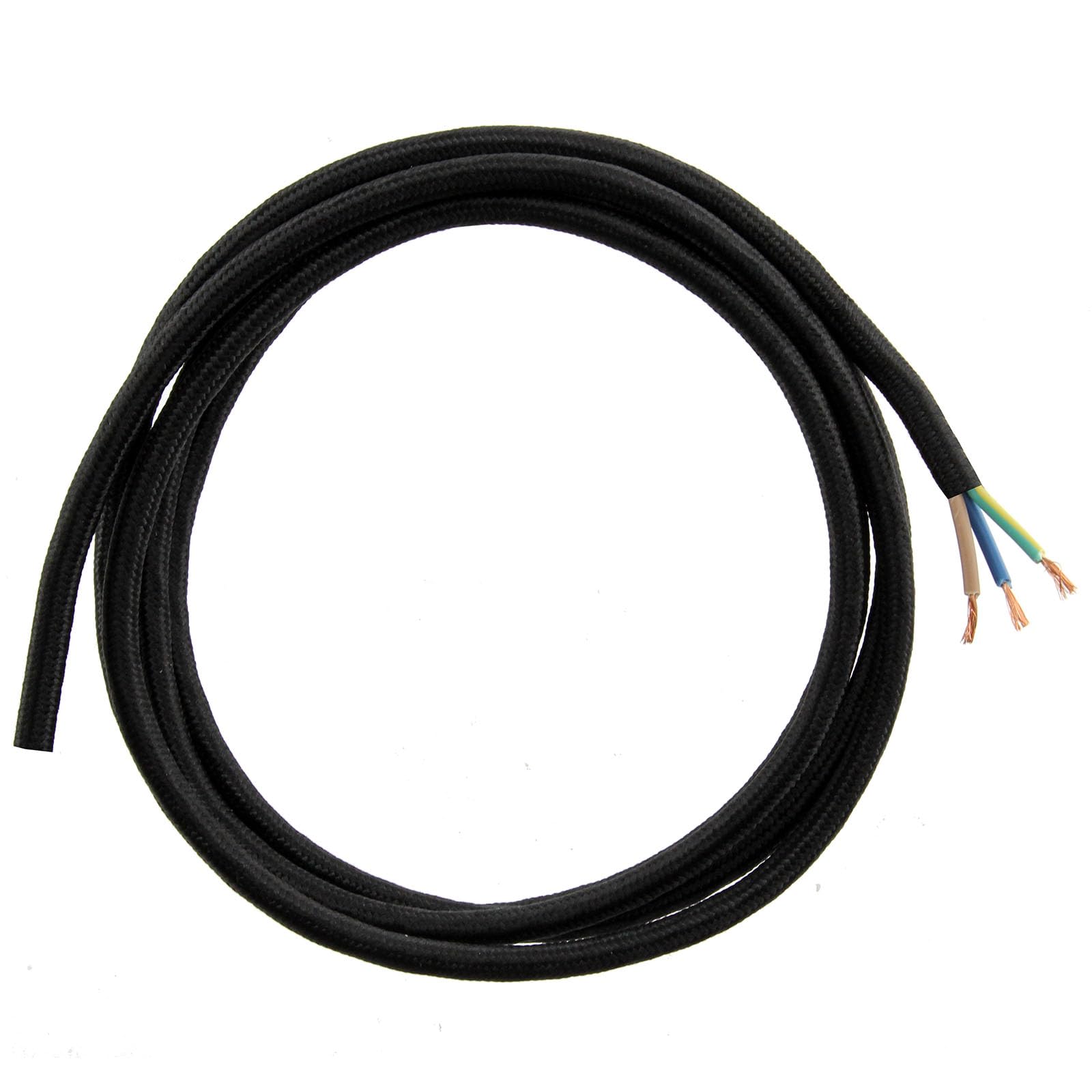Spares2go 3 Core Iron Cord Plug Flex Lead Power Cable for Steam Generator Iron (2 Metres)